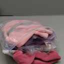 XPUDAC 4 Pieces Fleece Dog Sweaters Vest Winter Warm Dog Clothes for Small Medium Large Dogs Girl Soft Pullover Doggie Sweatshirt Puppy Cold Weather Jacket, 510-vest-M (Medium(Chest-15.7"), Pink, Rose, Purple)