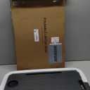 Laptop Bed Desk, Foldable Lap Desk, Portable Lap Table, Laptop Stand with Cup Holder & Tablet Slot & Lifting Handle for Working Writing Drawing & Eating - Dark Black