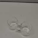 2 Spouts Glass Creamer Pitcher with Handle,Coffee Milk Creamer Pitcher