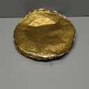 Gueevin 200 Pcs Gold Paper Placemats Disposable Lace Round Paper Placemats Decorative Disposable Placemat Doilies for Dining Wedding Table Decoration Festive Party Birthday Holiday (Gold,12 Inch)