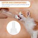 2 x 40pcs Pet Nurser Nipples Silicone Replacement Pacifiers - Soft Pet Food Feeding Bottle Nipple Pacifier for Kitten Puppy Rabbit Chinchillas Small Animals Nursing Suckling Tool Accessory Supplies