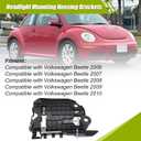 XQSMWF 1C0941054 Headlight Mounting Bracket Passenger Side Fit for Volkswagen Beetle 2006 2007 2008 2009 2010, Replace 1C0-941-054