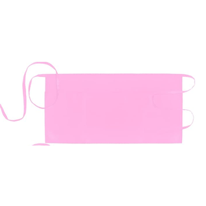 Pack of 1 Xornis Waist Aprons with 3 Pockets Waitress Server Waiter Half Short, Pink