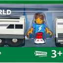 BRIO World 36003 Turbo Train | Dynamic Speed Boost Feature | Interactive Blue Light Indicators | Perfect Addition to Any Set | Suitable for Children Age 3 and Up