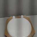 Bemis 400TTA Economy Durable Wood Toilet Seat, Made in USA, Round, White
