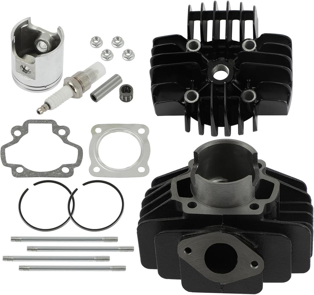 SCITOO Cylinder Piston Gasket Top End Rebuild Kit for Yamaha for PW50 Y-Zinger 1981-2009, 93310-210M0-00 4J2-11311-01-00 4J2-11311-00-00 4J2-11111-00-00 BP4-HS000-00-00 517-11181-01-00 SCITOO Cylinder Piston Gasket Top End Rebuild Kit for Yamaha for PW50 Y-Zinger 1981-2009, 93310-210M0-00 4J2-11311-01-00 4J2-11311-00-00 4J2-11111-00-00 BP4-HS000-00-00 517-11181-01-00