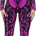 Womens Casual 3D Printed Cosplay Costume Bodysuit Long Sleeve Jumpsuit