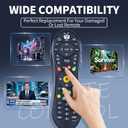 Replacement Remote Control for TiVo Mediacom RCN TIVO SMLD-00266-000 URC-7020BC0-XXXX-R LCD LED TV Controller (IR and RF) - Black