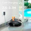 S1 Cordless Pool Vacuum, Automatic Pool Cleaner Robot with 120 Min Runtime, Powerful Dual-Motor, Auto Park, 2 Cleaning Paths, for Above Ground Pools and Flat In-Ground Pools up to 850 Sq.Ft