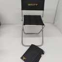 Nadalan Small Outdoor Portable Mini Oxford Folding Chair Aluminum Backrest Chairs Fishing Stool Camping Chair with Carry Bag