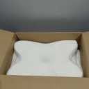 Cervical Pillow for Neck Pain Relief Contour Memory Foam Pillow Ergonomic Neck Support Pillow for Side Back Stomach Sleepers with Pillowcase