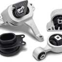 Engine Motor Engine Mount & Transmission Mount Kit for 2007 2008 2009 2010 2011 2012 2013 2014 2015 2016 Nissan Altima 2.5L A4339 A4340 A4350 A4353(Set of 4)