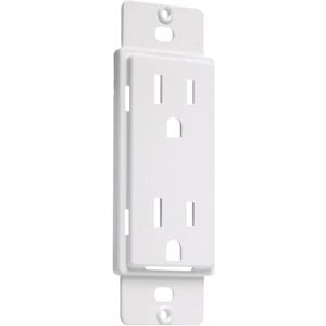 TayMac AD20W Paintable Duplex Adapter Plate, Outlet Adapter , White