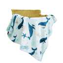 TILLYOU Baby Fleece Blanket 30x40 Inches Soft and Warm Baby Blankets for Boys and Girls Blanket for Toddler Infant Newborn, Whale