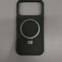 Magnetic for iPhone 17 Pro Case with Ring Stand, [10 FT Drop Protection] [Velvety Touch] Slim Translucent Matte Back Shockproof Phone Case for iPhone 17 Pro 6.3'', Midnight Green