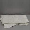 Queen Bed Skirt, Pleated Waffle Weave Bed Skirt with Split Corners, Tailored Dust Ruffle 14 Inch Drop Easy Fit, Machine Washable, Ivory, 14" Queen