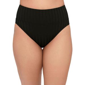 S3 Swim Womens Smoothing Ultra Banded High Waist Bottom ,small