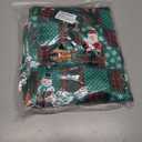 ANGELGGH Family Matching Christmas Onesie Pajamas, Vacation Cute Printed One Piece Pajamas, Xmas Hooded Holiday Sleepwear (Green, M)