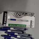 Zebra Pen Z-Grip Flight Retractable Ballpoint Pen, Bold Point 1.2mm, Blue Ink, School Supplies, Teacher Supplies, and Office Supplies, Smooth Writing, Quick-Drying, 12-Pack (21920)