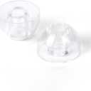 TWISTURA Stars Crystal-Clear Liquid Silicone Ear Tips 3 Pairs, High Soft&Elasticity Earbuds Tips, S/M/L 3 Pairs Replacement Ear Plugs, Fit Most in-Ear Earbuds with 4.2mm Nozzles for IEM