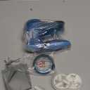 BEAUTURAL Fabric Shaver and Lint Remover, Sweater Defuzzer with 2-Speeds, 2 Replaceable Stainless Steel Blades, Battery Operated, Remove Clothes Fuzz, Lint Balls, Pills, Bobbles (Tufts Blue)