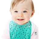 Hakochia Waterproof Baby Bibs Organic Cotton Super Soft and Absorbent With Adjustable Snap for Baby Boys and Girls