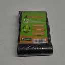 1.2-Gallon Trash Bags Small Garbage-Bags - 100 Counts Disposable Mini Size Biodegradable Unscented Black Bulk Can Liners Tiny Recycling for Kitchen Bathroom Office