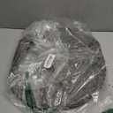 Topotdor Round Placemats Heat-Resistant Stain Resistant Anti-Skid Washable Polyproplene Table Mats Placemats (Set of 6, Braided-Gray)