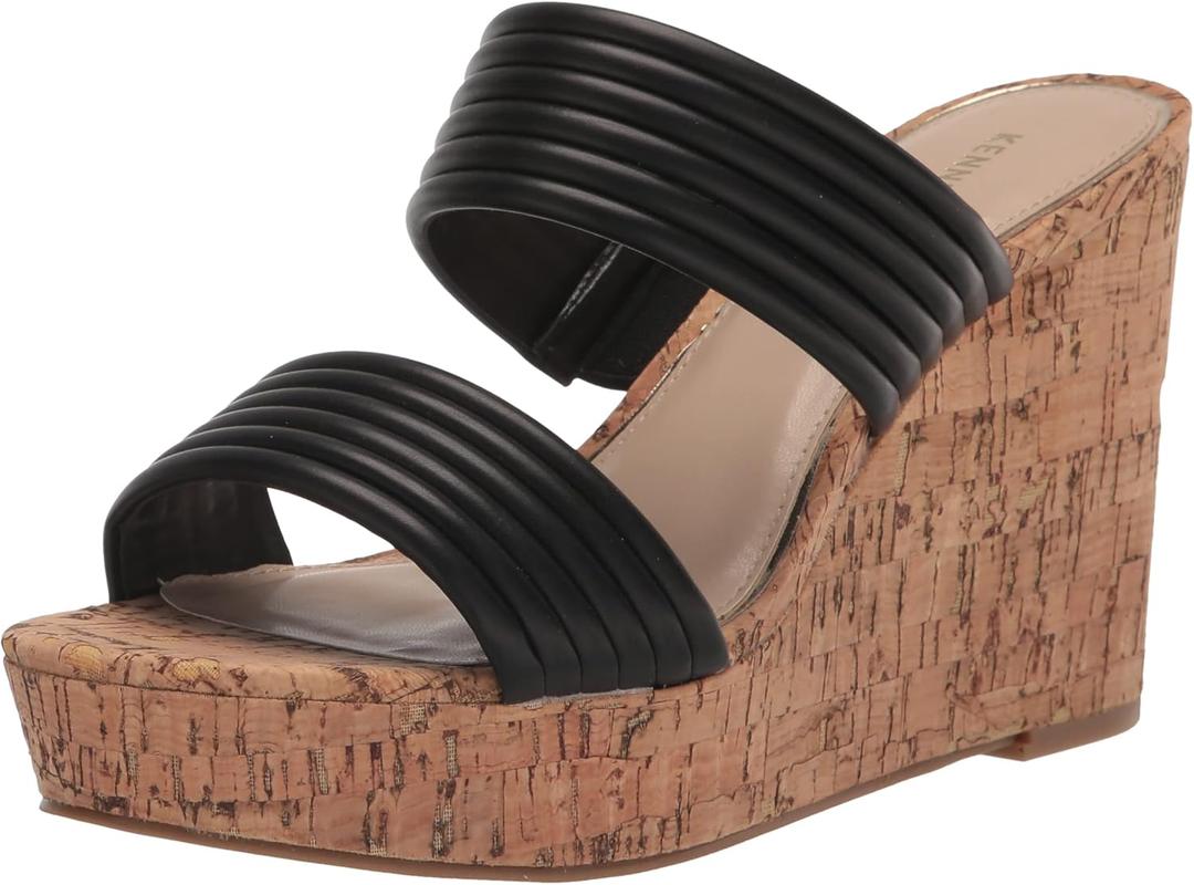 Kenneth Cole Women's Cailyn Wedge Sandal (10, Pink)