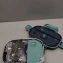 Electric Lunch Box Food Heater, 80W Portable Warmer for Car Truck Work with 304 Stainless Steel Container, 12V/24V/110V Green Heated Lunch Box Suitable for Ideal Driver/Work/Gift