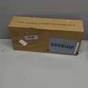 BAYKA White Floating Shelves for Wall  Rustic Wood Wall Shelves with Metal Brackets for Bathroom, Bedroom, Kitchen, or Living Room Decor Organization  Set of 3, Sturdy Storage with 22lb Capacity (15.7inches, C. White - Modern Minimalist Style)