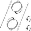 Upgraded Meat Probe Replacement for Thermopro Thermometers TP04, TP06, TP06S, TP07, TP-07S, TP08, TP-08S, TP09, TP09B, TP-10, TP16, TP17, TP20, TP20S, TP25, TP27, TP28, TP829, TP930, 2.5mm