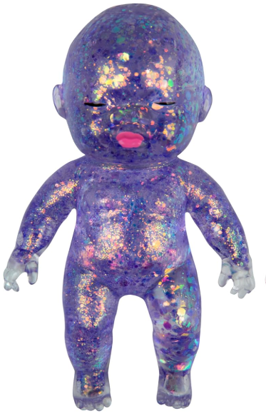 ORB Sugar Swaps Sparkly Jumbo Baby Squishies, Purple