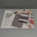 Titanium Cutting Board, 100% Pure Titanium Cutting Boards for Kitchen, Double-Sided Food-Grade Chopping Board for Meat, Vegetables & Fruits, Dishwasher-Friendly (13.75''X9.83'')