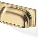 SAILING 10 Pack Cabinet Cup Handle- 2.5"/64mm Champagne Bronze Cabinet Cup Pulls Cabinet Handles Kitchen Hardware Bathroom Living Room Drawer pulls