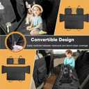 Bark Lover Dog Car Seat Covers for Back Seat, Car Seat Protector for Dogs Hammock for Cars Trucks SUV, Full Coverage Protection for Your Vehicle Interior, Black Mesh, Regular 54"W x 58" L