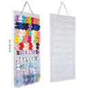 Bow Organizer - 10 Layer Display Holder for Girls Hair Bows - Wall, Door, Closet Mount (Grey-A)