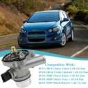 Upgrade Aluminium Engine Coolant Thermostat Housing Assembly Compatible with 2011-2020 Chevy Cruze Limited Sonic Trax Buick Encore 1.4L Replaces 25200455 55565336 55579010 55593034 902-808