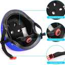 Adjustable Helmet for Ages 3-16 Kids Toddler Boys Girls Youth,Protective Gear with Elbow Knee Wrist Pads for Multi-Sports Skateboarding Bike Riding Scooter Inline Skatings Longboard Roller Skate, Size: Medium: 20.5"-22.4" / 52cm-57cm