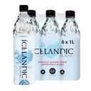 Icelandic Glacial Natural Spring Alkaline Water, 1L / 33.81 Fl Oz (Pack of 6) (EXP 08/05/26)