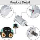 waltyotur Starter with Relay Solenoid Replacement for Suzuki VL1500 VL1500B Intruder 1500 1998-2004