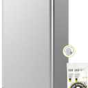 EKO Hudson Matte Stainless 75 Liter/20 Gallon Step Can with Rear Bag Storage Compartment