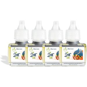 Scent Fill Blue Lava Plug in Air Freshener, 4 Scented Oil Refills