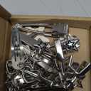 20 Pcs Star Hair Clips Y2K Silver Hair Clips 14 Shapes Y2K Hair Accessories Metal Non-Slip Snap Barrettes for Girls 2000s Punk Kawaii Star Charm Hair Clips for Women (Silver A)