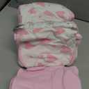 Organic Baby Swaddle Sleep Sacks, 4-Pack Swaddles for Newborns Baby Essentials, Infant 0-3 Months, 100% Cotton Soft & Snug Adjustable Wrap Nursery Swaddling Blankets Improves Sleep (Pink Floral Love)