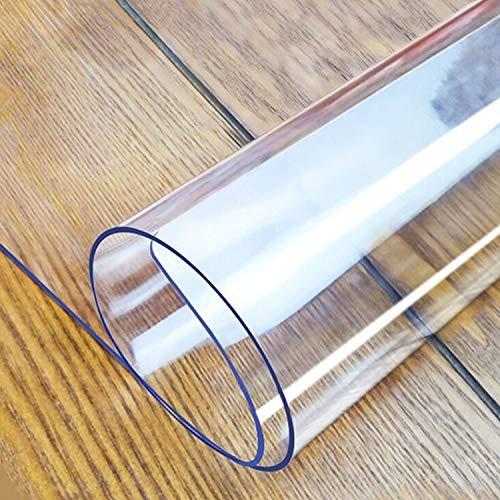 LovePads Clear Table Cover Protector, 42 x 60 Inch 2mm Thick Plastic Table Cover, Table Protector for Dining Room Table, Waterproof Dresser Cover Top for Kitchen, Coffee, Writing Desk