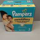 Pampers Swaddlers Diapers, Size 1 (8-14 lbs), 164 Count, Absorbent, Keeps Baby Dry and Comfortable, Skin Safe Disposable Baby Diaper
