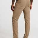 Express Men's Mid-Rise Slim Hyper Stretch Jeans | Flexible Denim Delivers Lasting Shape Recovery and All-Day Comfort for Work, Travel, and Everyday Wear (Brown)