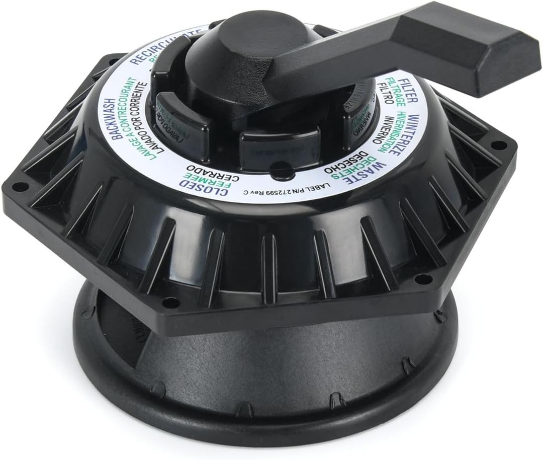 272531 Top Valve Assembly Replacement Kit Compatible with 6-Way 1-1/2 inch Hi-Flow Pool and Spa Multiport Valve, Replace 262504 262505 262506 (272531)