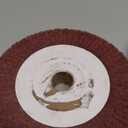 6 Inch Bench Grinder Polishing Wheel, 320 Grit Tight Weave Tough Polishing Burnishing Wheel, Great for Refurbishing Golf Clubs Metal Copper, Perfect Size 1" Thickness for 0.8" Arbor(Red)